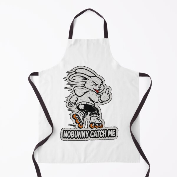 Item preview, No Bunny Catches Me – Funny Roller Skating Bunny Sticker, T-Shirt & Hoodie designed and sold by bunnymode.