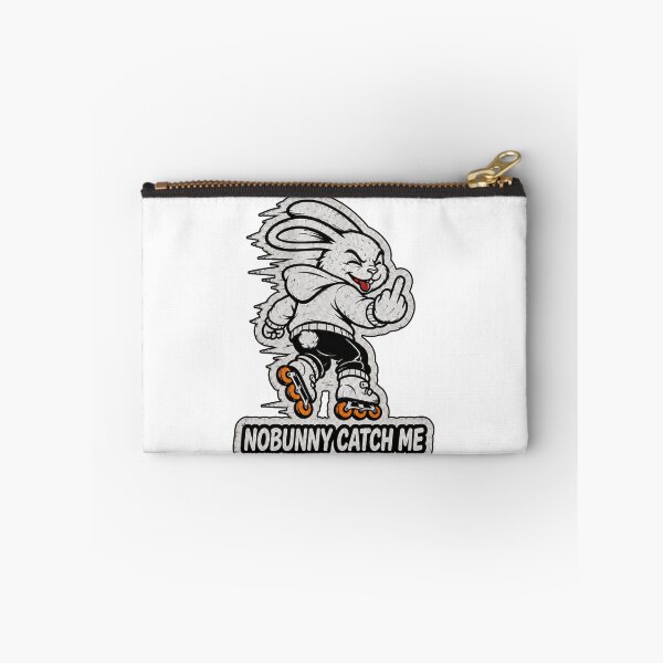 Item preview, No Bunny Catches Me – Funny Roller Skating Bunny Sticker, T-Shirt & Hoodie designed and sold by bunnymode.