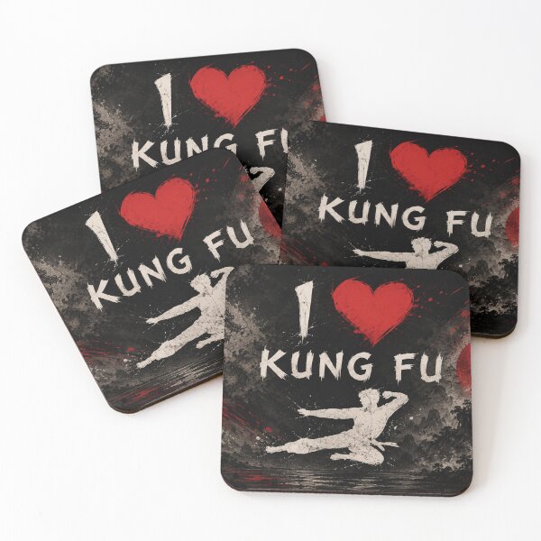 Item preview, I Love Kung Fu | Martial Arts Warrior designed and sold by Fei Long Design Hub.