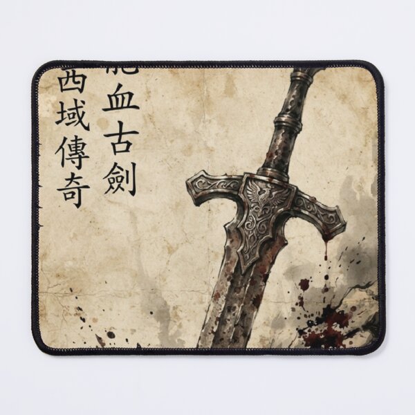 Item preview, The Legendary Blade and Dragon’s Legacy Sumi-e Ink Wash designed and sold by DuckOddity.