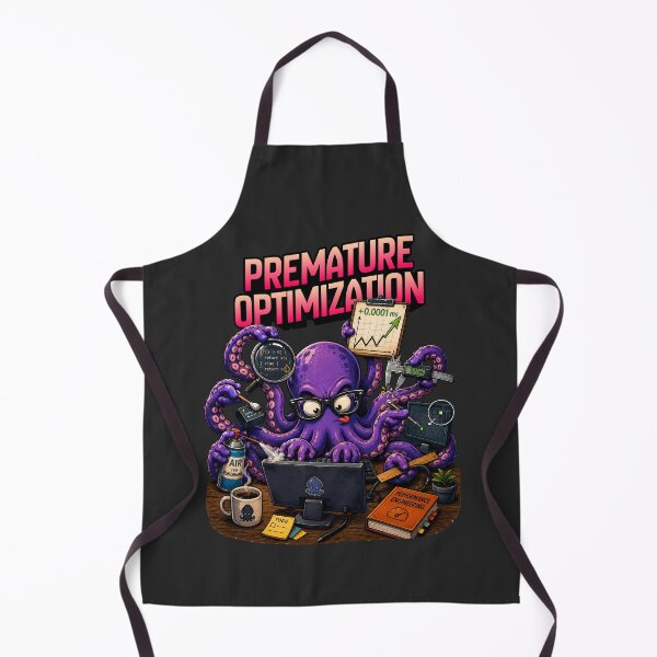 Item preview, Premature Optimization Funny Programmer Octopus Developer Coding Humor designed and sold by PXEpic.