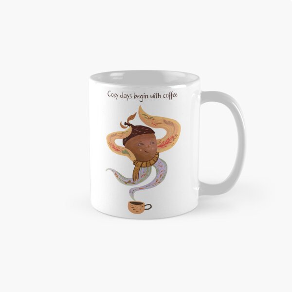 Item preview, Cozy Acorn Coffee Quote designed and sold by FaliushART.