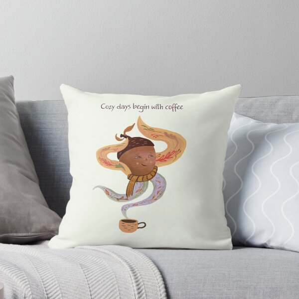 Item preview, Cozy Acorn Coffee Quote designed and sold by FaliushART.