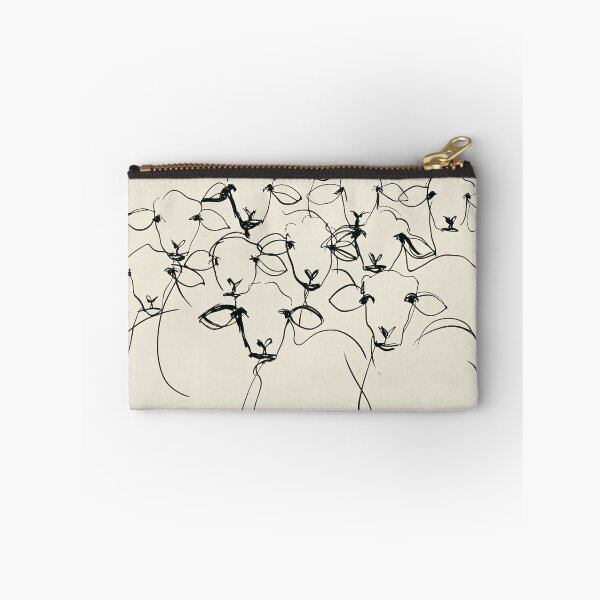 Item preview, Flock of sheep in Simple Lines designed and sold by lautir.