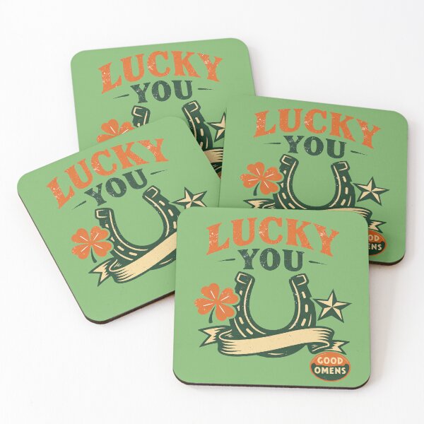 Item preview, Lucky You Good Omens designed and sold by PrintSmithArt.