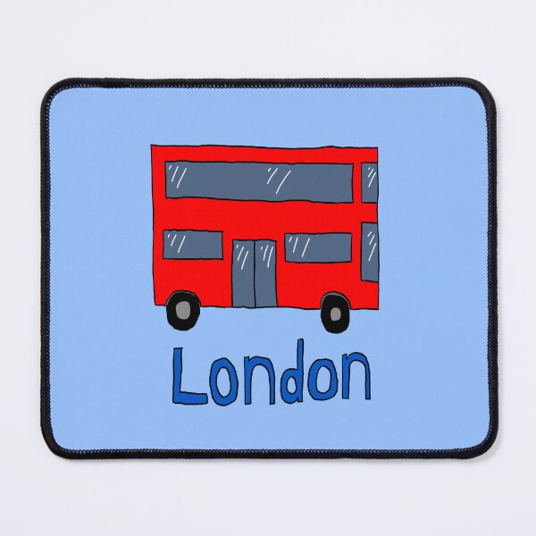 Item preview, Red London Double Decker Bus designed and sold by Vkmillustration.