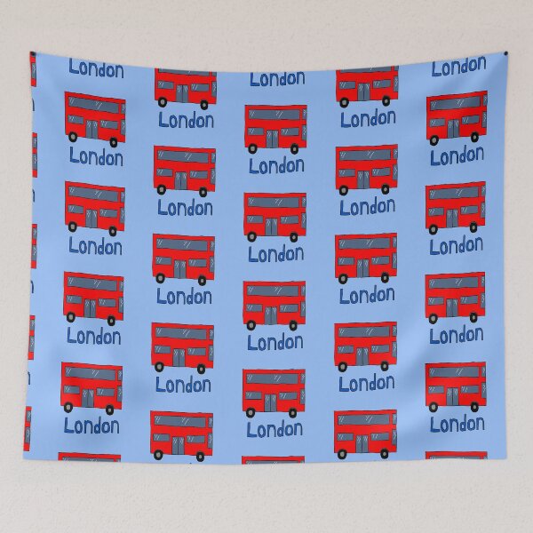 Item preview, Red London Double Decker Bus designed and sold by Vkmillustration.