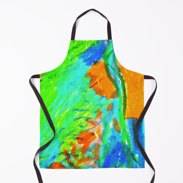 Item preview, Abstract in green and orange designed and sold by Tereza Pilar Art.