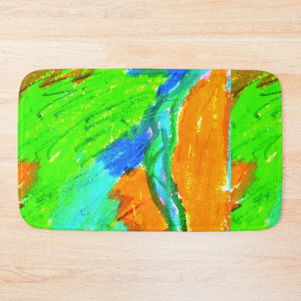 Item preview, Abstract in green and orange designed and sold by Tereza Pilar  Art.