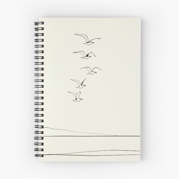 Item preview, Minimalist seagulls in Flight designed and sold by lautir.