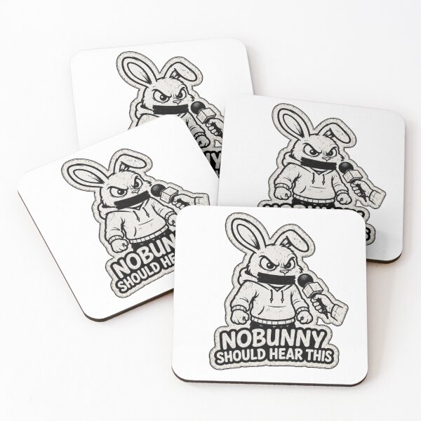 Item preview, No Bunny Should Hear This – Funny Bunny Sticker, T-Shirt & Hoodie designed and sold by bunnymode.