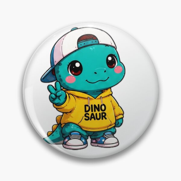 Item preview, Cute Dinosaur Boy in Hoodie and Cap designed and sold by DailyDoodlesBySumbul.