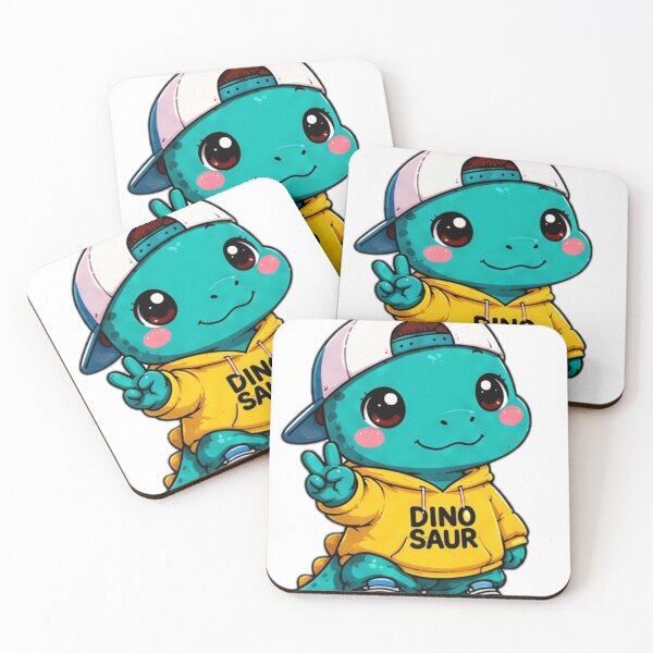 Item preview, Cute Dinosaur Boy in Hoodie and Cap designed and sold by DailyDoodlesBySumbul.
