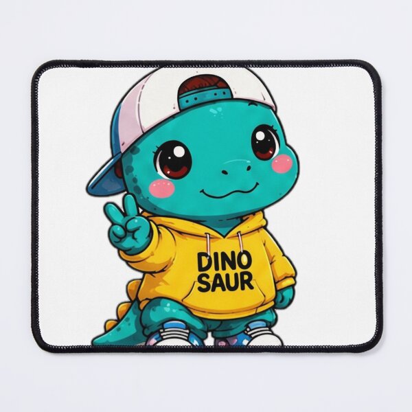 Item preview, Cute Dinosaur Boy in Hoodie and Cap designed and sold by DailyDoodlesBySumbul.