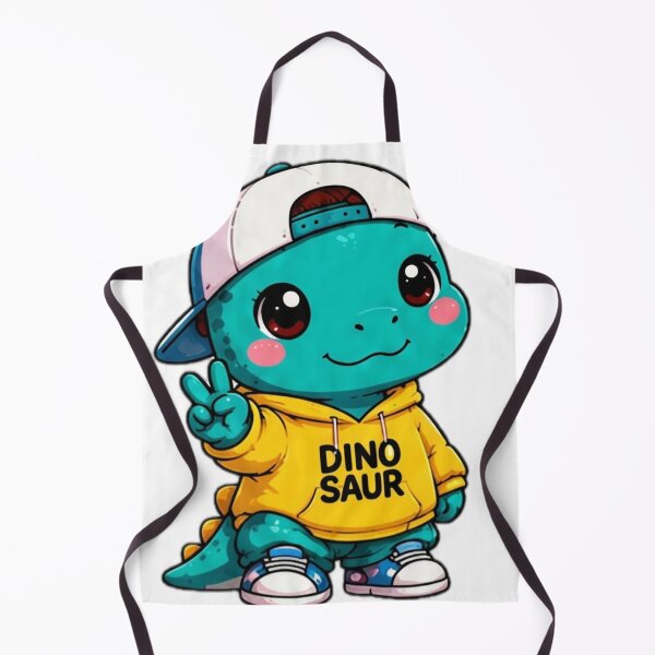 Item preview, Cute Dinosaur Boy in Hoodie and Cap designed and sold by DailyDoodlesBySumbul.