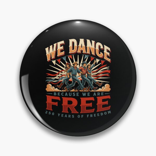 Item preview, We Dance Because We Are Free Patriotic Dance Lover  designed and sold by Redgiant87x.