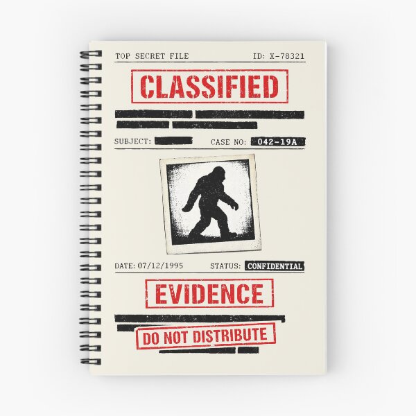 Item preview, Classified Bigfoot Evidence File designed and sold by PrintSmithArt.