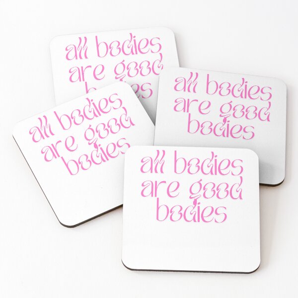 Item preview, All bodies are good bodies - Body Positive Typography designed and sold by Neurospicy Trolls.
