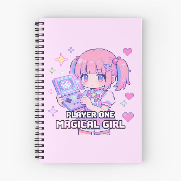 Item preview, Player One Magical Girl Retro Handheld Gaming Pixel Art designed and sold by PotionPixelArt.
