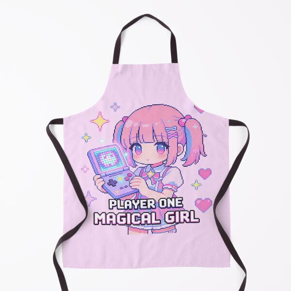 Item preview, Player One Magical Girl Retro Handheld Gaming Pixel Art designed and sold by PotionPixelArt.
