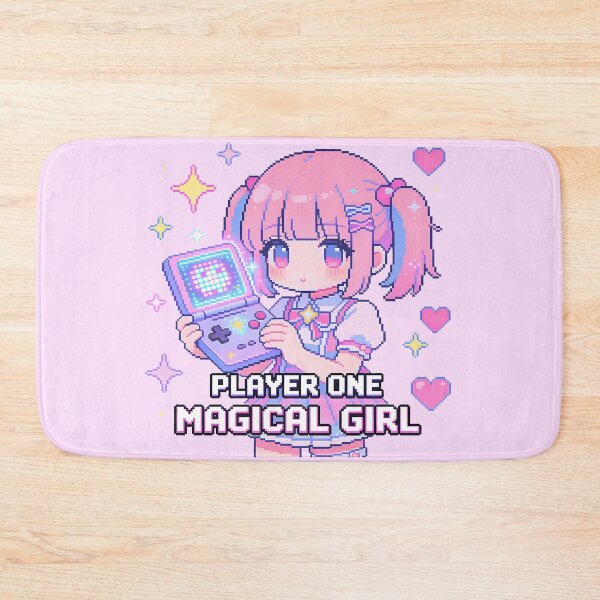 Item preview, Player One Magical Girl Retro Handheld Gaming Pixel Art designed and sold by PotionPixelArt.