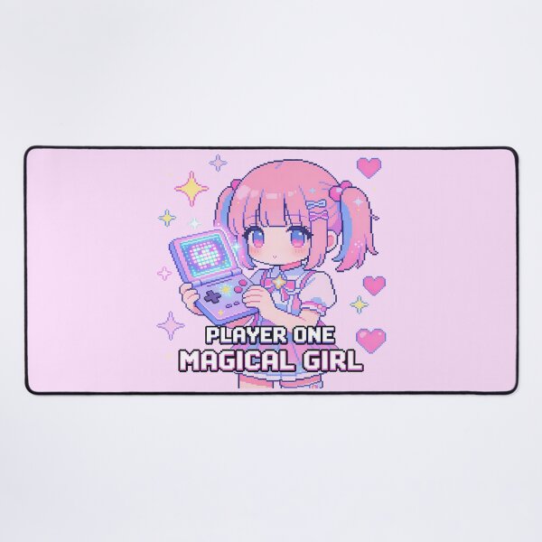 Item preview, Player One Magical Girl Retro Handheld Gaming Pixel Art designed and sold by PotionPixelArt.