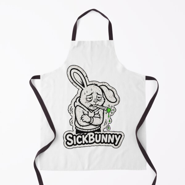 Item preview, SickBunny – Funny Sick Rabbit Sticker, T-Shirt & Hoodie designed and sold by bunnymode.