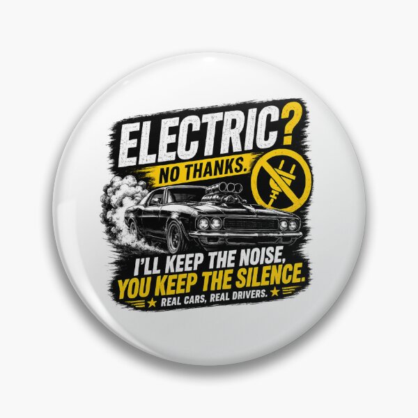 Item preview, Electric? No Thanks | American Muscle Car T-Shirt designed and sold by LukWer.