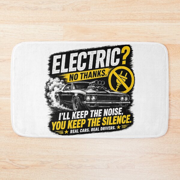 Item preview, Electric? No Thanks | American Muscle Car T-Shirt designed and sold by LukWer.