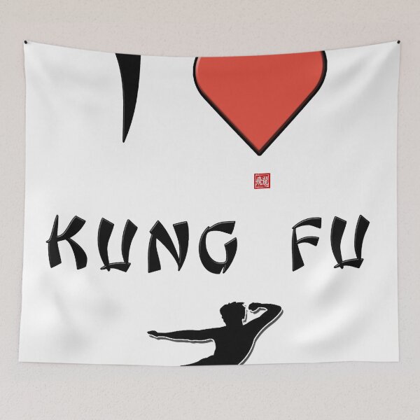 Item preview, I Love Kung Fu | Martial Arts Warrior designed and sold by Fei Long Design Hub.