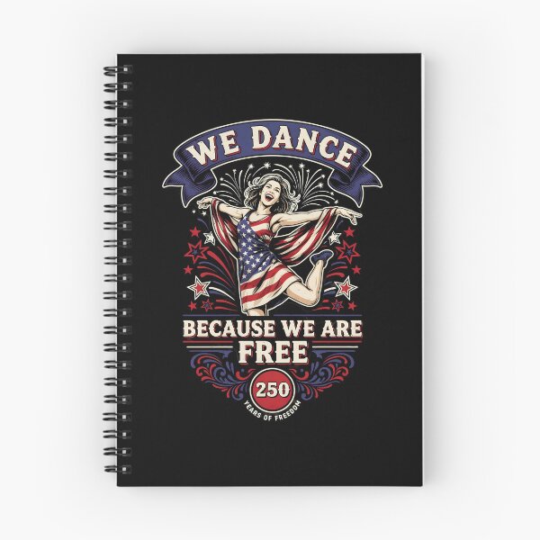 Item preview, We Dance Because We Are Free Patriotic Dance Lover Vintage Style designed and sold by Redgiant87x.