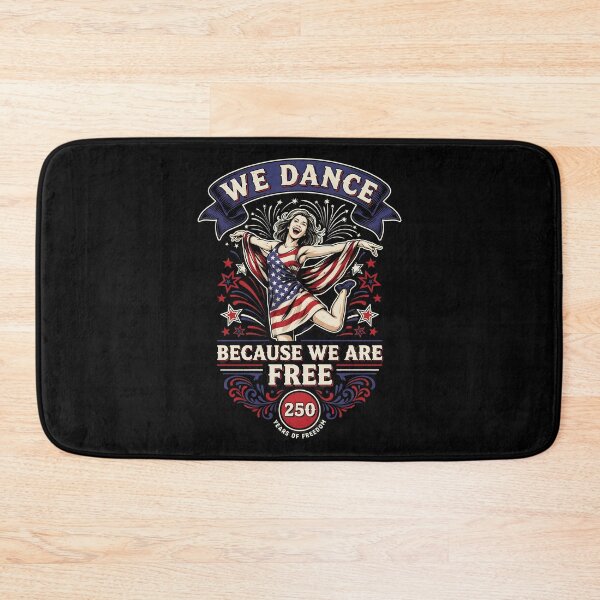 Item preview, We Dance Because We Are Free Patriotic Dance Lover Vintage Style  designed and sold by Redgiant87x.