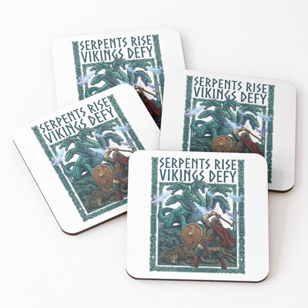 Item preview, Serpents Rise Vikings Defy Norse Mythology Warrior designed and sold by TeeARTHY.