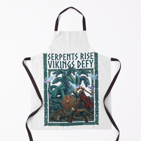 Item preview, Serpents Rise Vikings Defy Norse Mythology Warrior designed and sold by TeeARTHY.