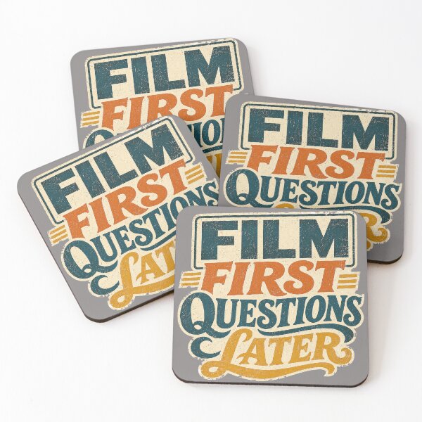 Item preview, Film First Questions Later Photography Tee designed and sold by Golden Era Studio.