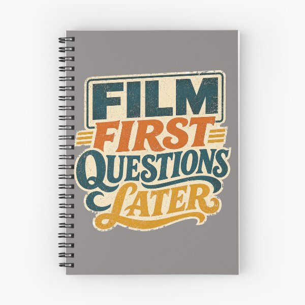 Item preview, Film First Questions Later Photography Tee designed and sold by Golden Era Studio.