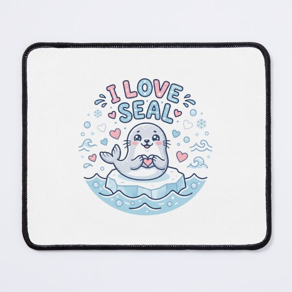 Item preview, Cute Baby Seal with Heart | I Love Seal Animal Lover Gift designed and sold by Happy-Pinnacle.