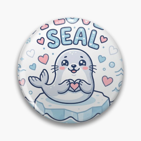Item preview, Cute Baby Seal with Heart | I Love Seal Animal Lover Gift designed and sold by Happy-Pinnacle.
