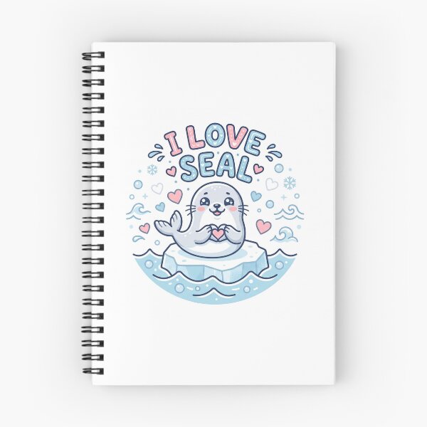 Item preview, Cute Baby Seal with Heart | I Love Seal Animal Lover Gift designed and sold by Happy-Pinnacle.
