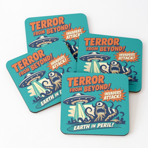 Item preview, Terror From Beyond Invaders Attack designed and sold by PrintSmithArt.