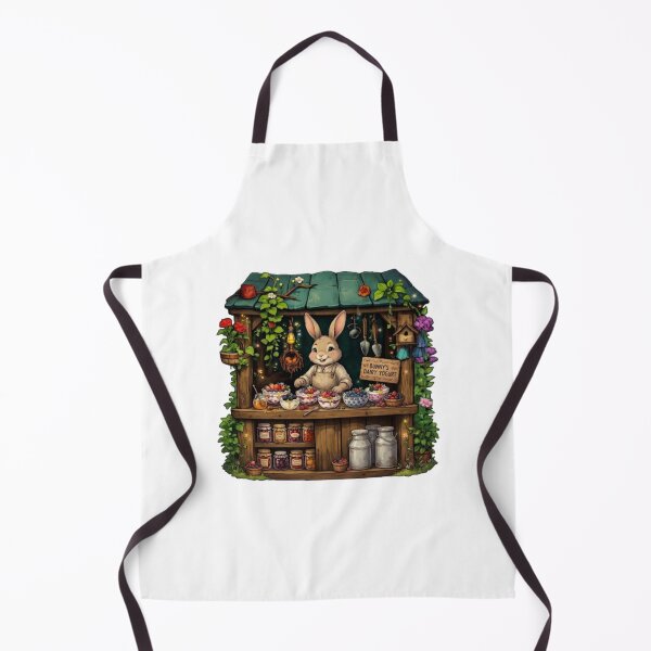 Item preview, Bunny's Dairy Yogurt | Cozy Woodland Dairy Shop | Enchanted Rabbit Café | Cottagecore Farm Stand | Whimsical Forest Market | Magical Sticker designed and sold by MrDev.