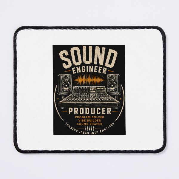 Item preview, Sound Engineer Vintage Studio Graphic designed and sold by W&C.