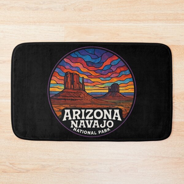 Item preview, Navajo Arizona National Park Colorful Stained Glass Travel designed and sold by TomFrontierArt.