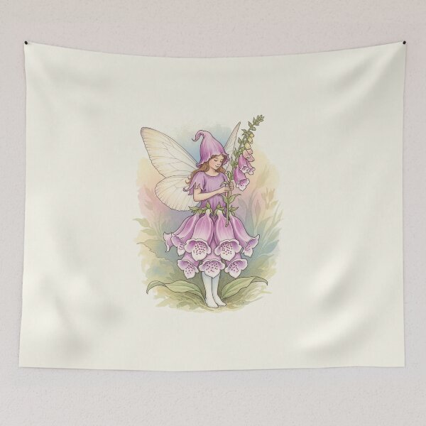 Item preview, Magical Foxglove Flower Fairy designed and sold by Pasteltone.