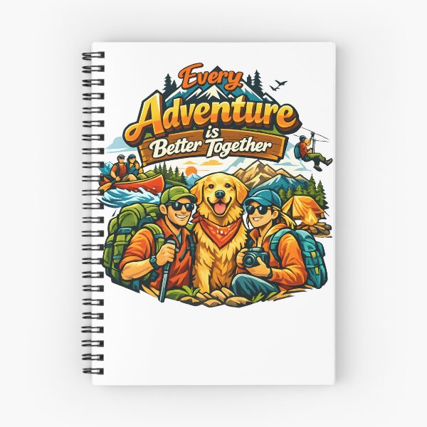 Item preview, Every Adventure Is Better Together Hiking Dog Shirt designed and sold by Sahil Randhawa.