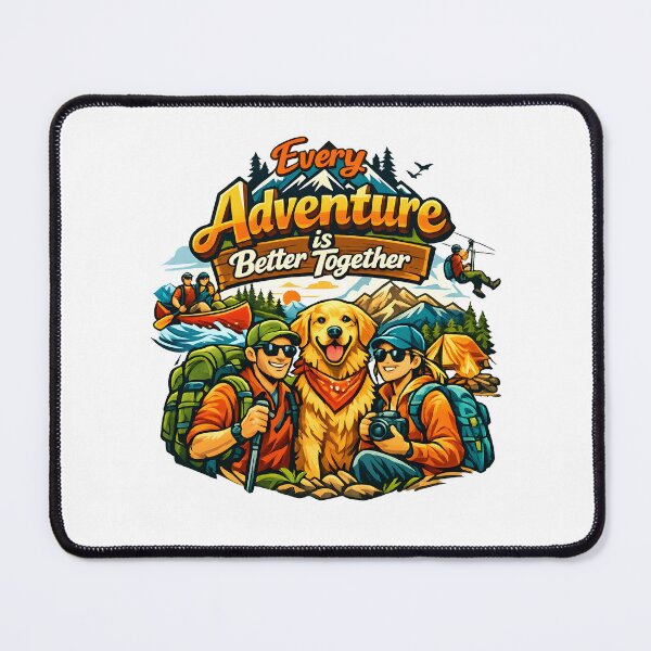 Item preview, Every Adventure Is Better Together Hiking Dog Shirt designed and sold by Sahil Randhawa.