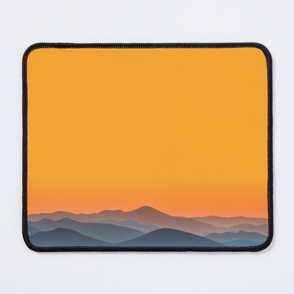 Item preview, Asheville Mountains Skyline at Sunset designed and sold by hatsharpener.