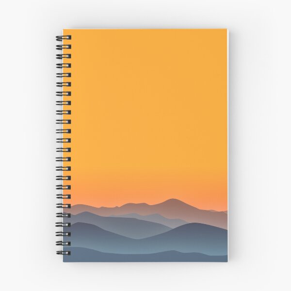 Item preview, Asheville Mountains Skyline at Sunset designed and sold by hatsharpener.
