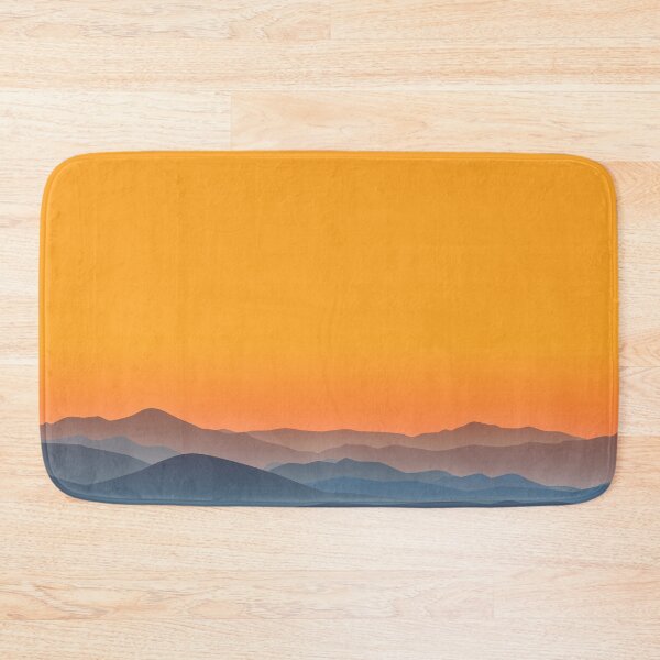 Item preview, Asheville Mountains Skyline at Sunset designed and sold by hatsharpener.