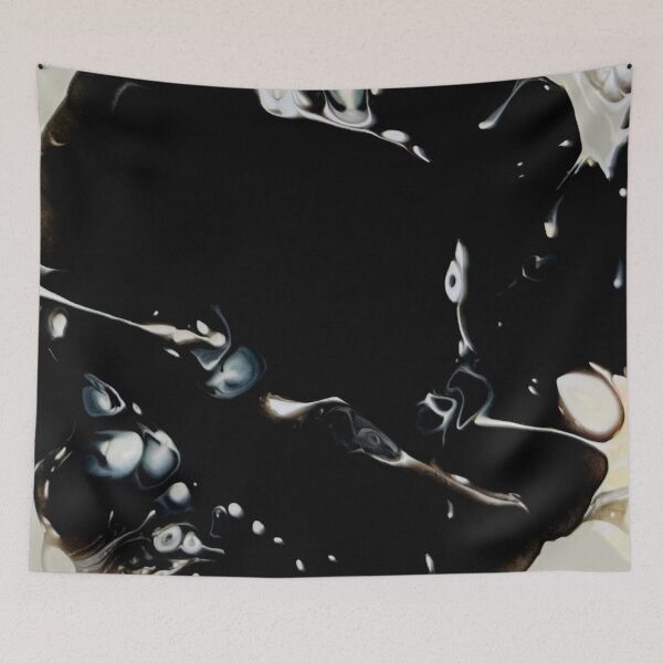 Item preview, Black Cell One Micro Paint Splatter Art designed and sold by Andyshouse.